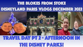 Disneyland Paris Vlogs December 2022  Travel Day Pt 2  Walt Disney Studios Park amp Disneyland Park [upl. by Yssis87]