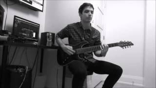 AFTER THE BURIAL  Laurentian Ghosts  FULL GUITAR COVER NEW SONG 2016 [upl. by Heigho]