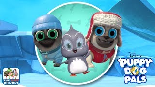 Puppy Dog Pals Pups on a Mission  Waddling on Thin Ice Disney Junior Games [upl. by Yrtnahc]