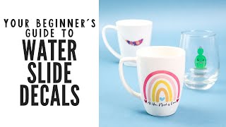 Waterslide Decals Your Beginners Guide to Using with Your Cricut Machine [upl. by Niu]