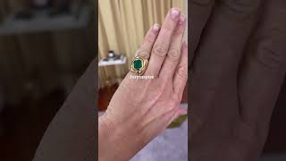 126ct Asscher Cut Emerald Impetus Interlocking Puzzle Ring [upl. by Cleasta]