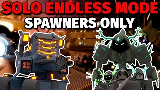 How Far Can Only Spawners Get In Endless Mode  Tower Defense X [upl. by Slavic288]