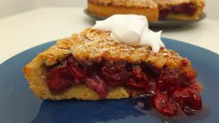 Мамины рецептыВИШНЕВЫЙ ПИРОГ Moms recipes  cherry pie [upl. by Joela]