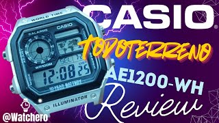 🔍CASIO AE1200WH  Review de un Todoterreno digital [upl. by Nnalyrehc745]