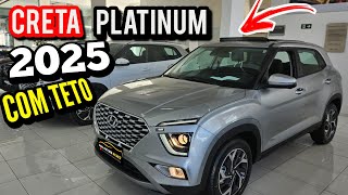 CRETA PLATINUM SAFETY 2025 PREÇO E AVALIAÇÃO [upl. by Nelyag]