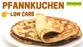 Low Carb Pfannkuchen  gesund und lecker  Rezept für Low Carb Pancakes mit Kokosmehl [upl. by Hanid183]