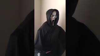 Gemmy Lifesize Animated Ghostface Scream Halloween Prop [upl. by Sarnoff483]