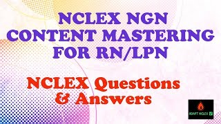 FREE NCLEX Questions and Answers NEXT GEN Concepts  NCLEX Review Practice RN amp LPN  ADAPT NCLEX [upl. by Kiehl]