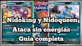 Nidoking y Nidoqueen  Ataca sin usar energias  Tips y trucos guia completa [upl. by Nicolais648]