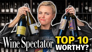 Reacting amp Tasting WINE SPECTATOR Top 10 Wines of 2023 [upl. by Ahtiuqal]