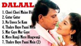 Dalaal Movie All SongsMithun ChakrabortyAyesha Jhulkamusical worldBharat Bollywood Songs [upl. by Enirol712]