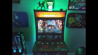 Custom Streets Of Rage Legacy Arcade Cabinet [upl. by Amehsat]