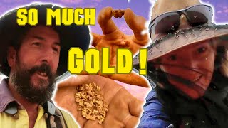 Gold Nuggets every two steps Metal Detecting on the next level [upl. by Nowell468]