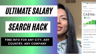 ULTIMATE SALARY GUIDE to find Salary info for any CountryCityCompany  YOULL LOVE IT [upl. by Archaimbaud]