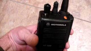 Motorola HT1000 Tone Demo [upl. by Peugia]