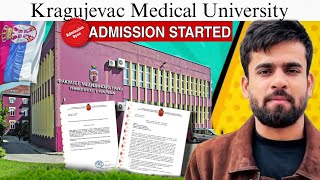 Admission Started in Kragujevac Medical University  Medicine  Serbia 🇷🇸 [upl. by Rimidalb32]