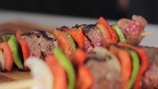 Recetazas Brochetas de Carne y Vegetales [upl. by Larissa]