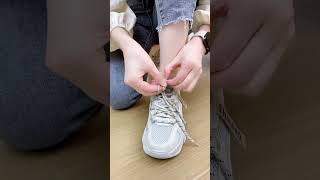 shoelace pattern shoeless tying method [upl. by Noisla967]