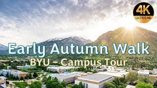 A Beautiful Autumn Walk on the BYU Campus [upl. by Ueihtam]