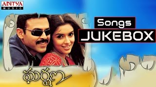 Gharshana Telugu Movie Full Songs  Jukebox  VenkateshAasin [upl. by Vaclava]