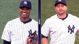 Robinson Cano and Francisco Cervelli get cozy at their new infield positions [upl. by Ynohtnakram983]