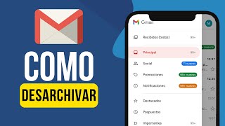 Como Desarchivar CORREOS en GMAIL  Guía Rápida [upl. by Marketa611]