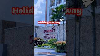 SUMMIT RIDGE TAGAYTAY  BEST VIEW OF TAAL LAKE Taal Tagaytay hotel [upl. by Ylreveb]