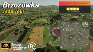 Brzozówka  Map Review  Farming Simulator 22 [upl. by Rriocard]