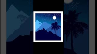 Beautifull art in illustrator shots shorts illustrator adobe [upl. by Bradwell]