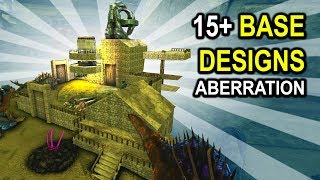 ARK 15 BASE DESIGN IDEAS Aberration Base Showcases Ark Survival Evolved Base Building [upl. by Jennee]