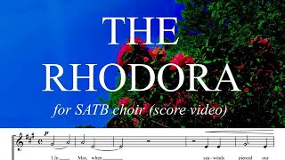 The Rhodora for SATB choir [upl. by Malcolm]