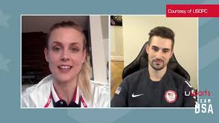 US Olympic figure skater Madison Hubbell on partnership with Zachary Donohue [upl. by Aikam257]