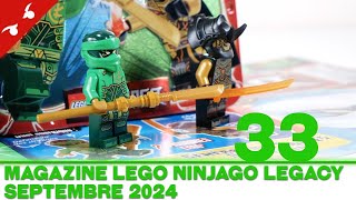 DÉCOUVERTE Magazine LEGO Ninjago Legacy 33  Septembre 2024 FR [upl. by Larok]