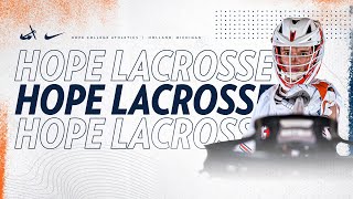 Hope vs Illinois Institute of Technology  Mens Lacrosse 32724  NCAA D3 Lacrosse [upl. by Enal]