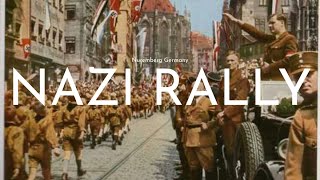 Nazi Rally In Nuremberg  Early Footage of Germany [upl. by Sirad854]