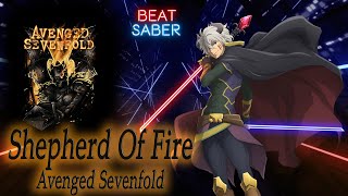 Beat Saber Shepherd Of Fire  Avenged Sevenfold Expert First Completion [upl. by Nemhauser]