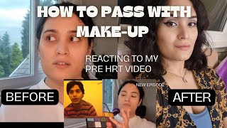 feminizing makeup  a message from my preHRT transition self [upl. by Lyrahc440]