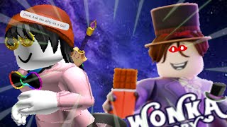 Willy Wonka Funny Moments  ROBLOX [upl. by Airretal]