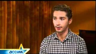 Shia LaBeouf interview on Access Hollywood in 2009 [upl. by Jayson]