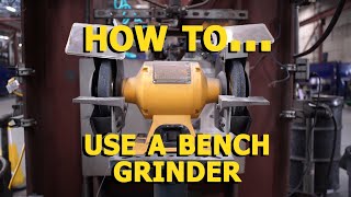 How to use a Bench Grinder [upl. by Botsford]