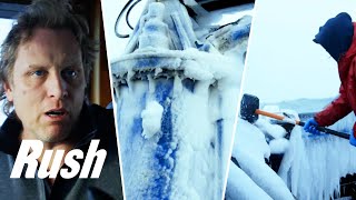 The Northwestern Ship Freezes Over In Negative Temperatures  Deadliest Catch [upl. by Anoed]