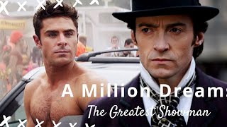 MUSIC VIDEO The Greatest Showman  A Million Dreams with Lyrics [upl. by Given]