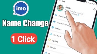 How to Change imo name 2024  imo name change [upl. by Orlantha]