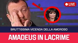 Sanremo Amadeus in lacrime per Alessandra Amoroso [upl. by Bruns]