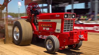 Tractor Pull 2023 Super Farm Tractors Goshen IN Elkhart County Fair Pro Pulling League [upl. by Maisey]