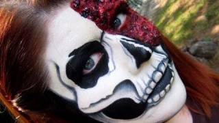 MY BLOODY SKULL Makeup Tutorial [upl. by Alasdair]