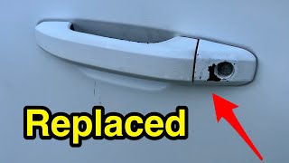 Easy fix door handle replacement  20152020 Tahoe Suburban Silverado Yukon Sierra [upl. by Manville]