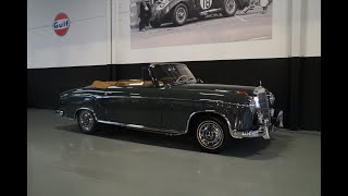 1957 Mercedes 220S Convertible Concourse Restoration for sale [upl. by Adieno]