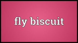 Fly biscuit Meaning [upl. by Agiaf115]