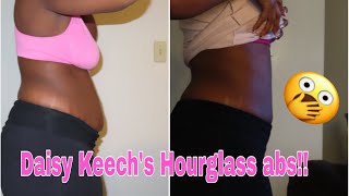 I TRIED DAISY KEECHS HOURGLASS AB WORKOUT FOR 2 WEEKS  REAL RESULTS [upl. by Veradis755]